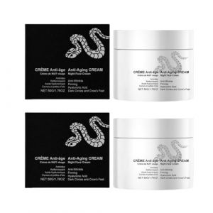 Crème de nuit au venin de serpent 50 ml, actifs anti-âge, répare et embellit votre peau pendant que vous dormez, régénère les cellules, réduit les rides d'expression, raffermit la peau (Aoseiens ✉ Livraison en 7-15 Jours, neuf)