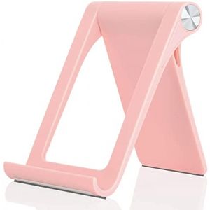 Giftorld Support de téléphone Multi-Angle réglable pour iPhone 16 15 14 13 12 11 Pro Max XS XR 8 Plus 6 7 Samsung Galaxy S22 S21 S20 S7 Edge S6 Smartphone Android (Rose) (GiftorldDirect, neuf)