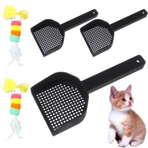 Pelle Litiere Chat 3 Pi&egrave;ces Pelle &agrave; Liti&egrave;re pour Chat Pelle Profonde Chat Liti&egrave;re Scoop Pelle Plastique Chat Scoop de Liti&egrave;Re Pelle Litiere Chat pour Animaux de Compagnie (CARANNAC LTD, neuf)