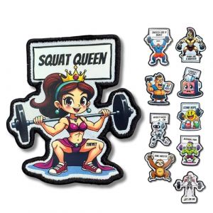 THEYET Patch Brod&eacute; & Magn&eacute;tique pour Sac &agrave; Dos Tactique et Ceinture | &Eacute;cusson Hook & Loop | Morale Patch Airsoft/Tactical | Insigne Unisexe pour Gilet, Sac, Casquette (THEYET, neuf)