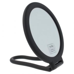 PARSA BEAUTY miroir avec agrandissement 3x – Miroir salle de bain rond, double face, noir – Design moderne pour un coiffage précis – Miroir grossissant à poser et suspendre (PARSA Haar- und Modeartikel GmbH, neuf)