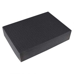 HMF 1458 Mousse prédécoupée, cubes, 345 x 275 mm, fond pour valise ou mallette 100 mm (hmf_shop, neuf)