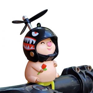 Sonnette Velo, Petite Corne De Vélo en Forme De Cochon, Klaxon De Vélo Mignon pour Enfants Et Adultes Jouet Cochon en Silicone Jouet Cochon en Silicone À Clipser sur Le Guidon (Okssud, neuf)