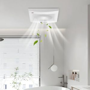 Aigostar Extracteur d'Air 100 mm, Silencieux Ventilateur de Salle de Bain, Ventilation des Salles de Bain et Toilettes, VMC pour Salle de Bain, Cuisine, Bureau, WC, 11W (AIGOTECH, neuf)