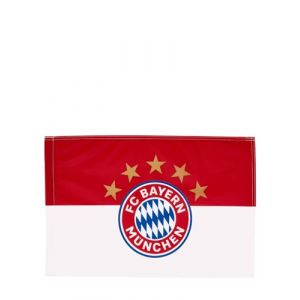 FC Bayern München Drapeau avec logo 150 x 100 cm. (kustom-kult, neuf)