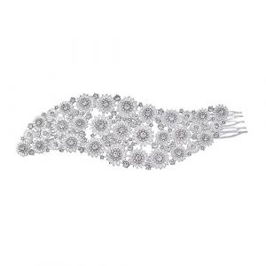 Didiseaon accessoires de cheveux peigne à cheveux épingles à cheveux en spirale de mariée décor Coiffe mariée accessoire peignes à cheveux de mariage accessoires de cheveux en strass alliage (Merkowski, neuf)