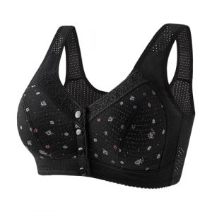 Soutien Gorge Ouvert Devant sans Armature Brassière Sport Ouverture Devant Soft BH Soutien-Gorge Femme Soutien Gorge Pas Cher Brassières Fitness Yoga Sleep Lingerie Soft BH (sampleus, neuf)