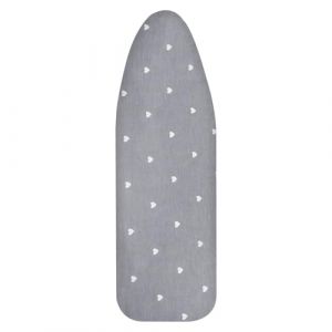 AOOTE Housse Table &agrave; Repasser, 110x35cm, Housse pour Table &agrave; Repasser Universelle, Housse &agrave; Repasser avec Bande &Eacute;lastique Resserrable, pour Fers &agrave; Repasser Ordinaires et &agrave; Vapeur (C&oelig;ur) (LucyJinFuLai, neuf)