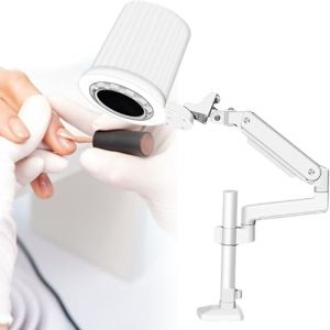Aspirateur à Ongles, Extracteur De PoussièRe D'Ongle à Forte Aspiration, Machine à PoussièRe D'Ongle Led, PièGe à Poudre à Ongles à Faible Bruit, Collecteur De PoussièRe à Filtre à Ongles,220V (QFGain®, neuf)