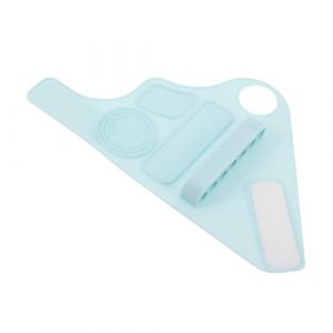 IWOWHERO Main Strap Silicone Pour Maquillage Avec Rangement De Pinceaux Outil Multifonctionnel Ajustable Pour Artistes Accessoire De Beauté Pratique (Langeriy, neuf)
