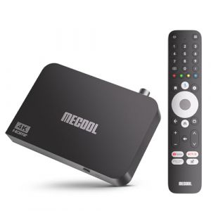 MECOOL Android TV Box, KT2 Android 11.0 2G+32G Android Boîtier TV DVB-T/T2 Amlogic S905Y4 HDR 10+ 4K UHD Dolby Audio, Google Netflix Certifié Prime Google Assistant Dual WiFi 5 TV Box (Mecool Direct Store, neuf)