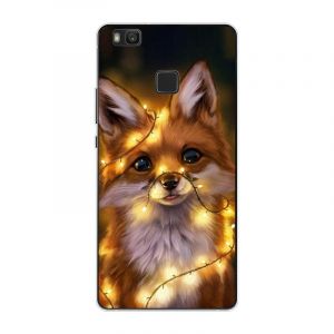 KARTXITAI Coque compatible avec Huawei P9 lite, coque de protection fine en silicone antichoc et anti-traces de doigts, anti-rayures, anti-chute &ndash; Renard rouge (KARTXITAI, neuf)