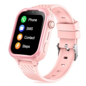 DDIOYIUR Montre Connectée Enfant 4G/GPS/WiFi/Appel Vidéo/SOS, Cadeaux Montre Connectée Garçons Filles avec Appareil Photo, Musique, Bluetooth, Mode Classe, Réveil, Pédomètre. (huanjingjia, neuf)