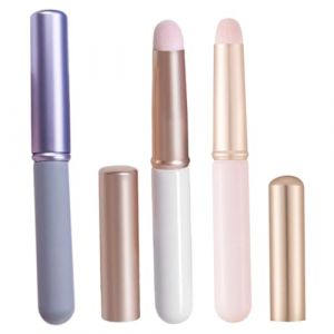 EPIGEIST 3 pi&egrave;ces Set de Pinceaux &agrave; L&egrave;vres avec Capuchon pour Maquillage Portable Doux et Ergonomiques Applicateurs Pr&eacute;cis pour Blush L&egrave;vres Femmes (Laimmde, neuf)