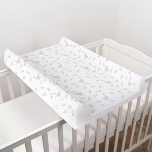 Matelas &agrave; langer rigide pour b&eacute;b&eacute; - 80 x 50 cm - Convient pour lit de b&eacute;b&eacute; de 140 x 70 cm - Unisexe - Anti-roulement - Imperm&eacute;able - Avec bords sur&eacute;lev&eacute;s (oie) (Baby Comfort Ltd, neuf)