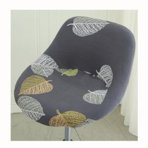 HHONGWYT Lot de 2/4/6 Housse Couverture de Tabouret de Bar avec Dossier Imprim&eacute;e Extensible Housse de Tabouret de Bar Incurv&eacute; pour Bar Tabouret Haute Protecion de Chaise de Salle a Manger,A3,4PCS (KSXCLKJH, neuf)