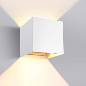 Applique murale à LED GHB 7W Applique murale à angle de faisceau réglable étanche IP 65 LED blanc chaud 3000K (HARKALY BINA Kft., neuf)