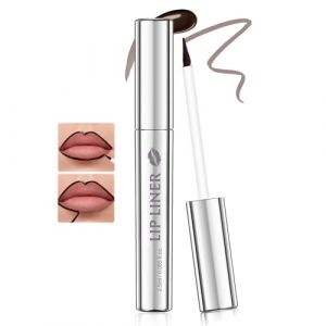 Prreal Teinture à lèvres Peel Off, Liner à lèvres Peel Off Tatouage étanche, Liner à lèvres non collant à longue durée, Maquillage de gloss à lèvres mat à finition cool cacao (Prreal, neuf)