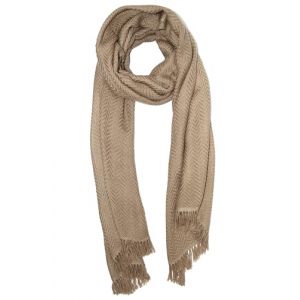 Fabriqu&eacute; au Kashmir (bo&icirc;te cadeau) intelligente laine m&eacute;rinos doux Long foulard Femmes Hommes Pashmina Automne Hiver Eggnog Beige (HEIRLOOM KASHMIR PL, neuf)