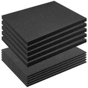 LDHHYH Mousse Predecoupee, Mousse predecoupee cube 5 pièces 400 x 300 x 25 mm/5 pièces de 400 x 300 x 10 mm, Mousse de boîte à outils, Plaque de Mousse, Mousse à découper pour Étui Rigide (ZHENG YANHUA, neuf)