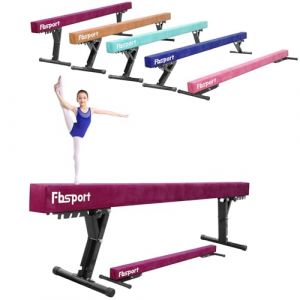 FBSPORT Poutre Gymnastique Pliable réglable 244cm, Gymnastique Poutre 5 Hauteur réglable Haute et Basse Poutre de Plancher Haute stabilité Enfants Gymnase Pratique équipement d'entraînement (Yoyikty, neuf)