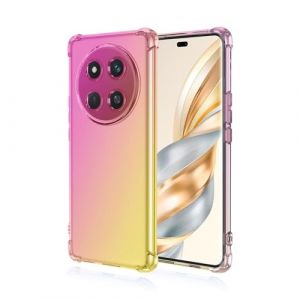 RankOne Coque de T&eacute;l&eacute;phone Convient pour Honor Magic7 Lite 5G / Honor X9c (6.78" inches) Transparent TPU Silicone D&eacute;grad&eacute; de Couleur Case - Or Rose (Rankone, neuf)