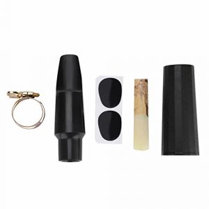 Embouchure Saxophone, Kit Embouchure saxophone avec Capuchon Boucles Métalliques anche accessoires (Yisteel-EU, neuf)