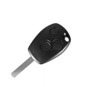 Coque Clé pour Renault Clio Kangoo Modus Twingo Trafic Master - 3 Boutons - Plip télécommande Phonillico® (Phonillico, neuf)