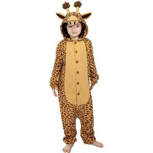Funidelia | Déguisement Girafe Onesie pour Fille et garçon Taille 3-4 Ans Animaux, Désert - Couleur: Multicolore, Accessoire pour déguisement - Déguisements Amusants pour Vos soirées. (Funidelia FR-BE-LU, neuf)