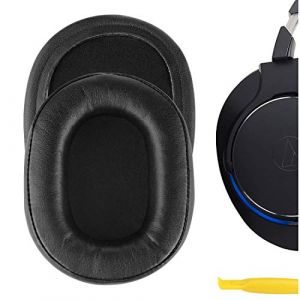 Geekria Earpads Replacement for ATH MSR7, MSR7NC, MSR7BK, MSR7GM, M50 Headphones Replacement Ear Pad/Ear Cushion/Earpads Repair Parts (Black) (GeekriaDirectEU, neuf)