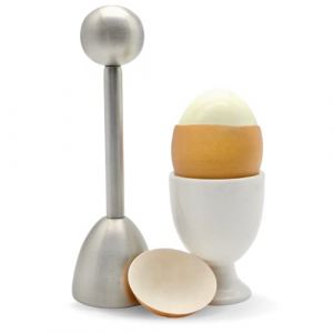 ICO Coupe Oeuf en Acier Inoxydable et Coupe Oeuf à la Coque, Toque Oeuf (ICO trading, neuf)