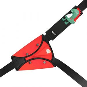 URAQT Coussin Ceinture Securite Enfan, 2 Ajusteur Voiture Prot&egrave;ge Ceinture de S&eacute;curit&eacute; Coussin, Voiture Ceinture de S&eacute;curit&eacute; Coussinets d'Epaule pour Gar&ccedil;ons Filles Auto Sacs Voyages (Petit Wudong, neuf)