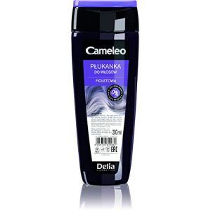 Cameleo - Toner violet pour cheveux - Anti-jaunissement - Teinture semi-permanente pour cheveux blonds et gris - Coloration et soin des cheveux - Sans paraben - 200 ml (SLLC, neuf)