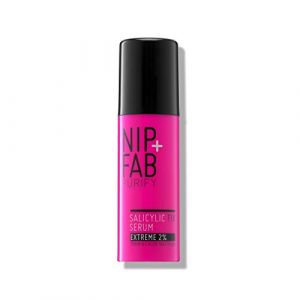 Nip + Fab Salicylic Acid Fix Serum Extreme 2%, Sérum à l'Acide Salicylique, Aloe Vera, Extrait de Ginseng, Acide BHA, Hydratant, Nettoyage des Pores, Contrôle du Sébum, 50 ml (NIP+FAB, neuf)