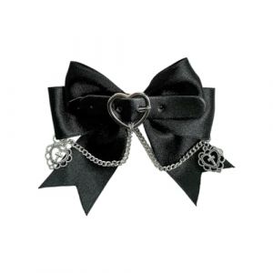 JSGHGDF Pince à cheveux avec pendentif en forme de cœur - Noeuds à cheveux - Style punk - Style punk - Sans trace - Pour bal masqué - Ornements de cheveux (guangzhoushiyicongdianzikejiyouxiangongsi, neuf)