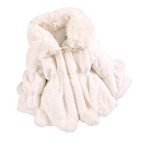 Nemopter Manteau Fille Veste Bébé Fille Fausse Fourrure Encapuchonné Manteau Veste Cap Manteau Poncho (Nemopter, neuf)