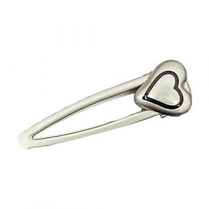 &Eacute;pingle &agrave; cheveux en m&eacute;tal accrocheuse unique &agrave; cinq pointes &eacute;toile c&oelig;ur coiffe bec de canard pince &agrave; cheveux exquise en m&eacute;tal &eacute;pingle &agrave; cheveux &eacute;toile c&oelig;ur bec de canard &eacute;pingle &agrave; cheveux (QDnanh, neuf)