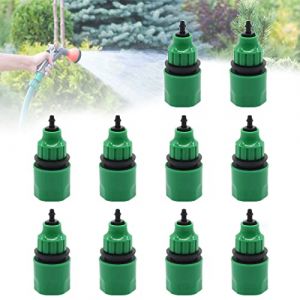 Ltsbaed Raccords de Tuyau d'Arrosage en Plastique 4/7 et 8/11 Raccord Rapide de Tuyau d'Arrosage en Plastique pour Connecteur pour Un Diamètre Intérieur de 4 à 9 mm Tuyau d'Arrosage 10 Pièces (Ltsbaed, neuf)
