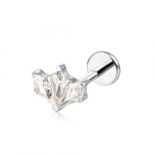 limerencia 18g Piercing Tragus, M&eacute;dical Titane l&egrave;vre Piercing Faible Sensibilit&eacute; Spirale Piercing Oreille, Goujon Labret avec 6mm 8mm 10mm Tige pour Nombril Langue Sourcil L&egrave;vre Septum Nez. (Limerencia Jewelry, neuf)