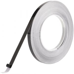 GORGECRAFT Ruban Adhésif en Polyester Brillant Noir Imperméable de 50 m X 8mm pour Décoration Murale Moulure Miroir Bordure Carrelage pour Travaux Manuels Décoration Murale Arts Graphiques (GORGECRAFT FR, neuf)