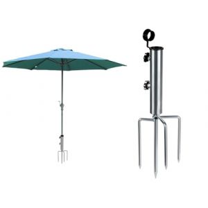 Anlising Support de Parasol Amovible, Support de Parasol de Plage, Réglable Fishing Pied de Parasol, Support de Parasol avec Ancrage au Sol, Piquet de Parasol, pour Pêche, Jardin, Pelouse, Plage (Anlising-EU, neuf)