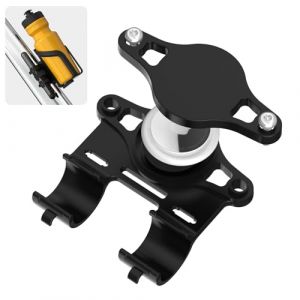 Voltuno Support Multifonction V&eacute;lo &Eacute;tanche pour AirTag, GPS, Adaptateur Porte-Bidon, Support Pompe V&eacute;lo, Compatible avec Traceur GPS Antivol, Accessoires VTT, AirTag Apple, avec Vis Inox et Cl&eacute; Allen (DANIELA SANTENA, neuf)