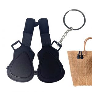 Porte-m&eacute;diator de guitare, porte-cl&eacute;s, &eacute;tui &agrave; m&eacute;diator imprim&eacute; en 3D, porte-cl&eacute;s bo&icirc;te &agrave; m&eacute;diators portable pour guitaristes, musiciens, amateurs de musique (gintzita, neuf)