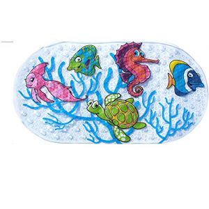 LLRY antid&eacute;rapant b&eacute;b&eacute; Tapis de Bain et Tapis de Douche pour b&eacute;b&eacute;s, Enfants, Compatible avec n'importe Quelle Taille, Baignoire - Dauphin (wanqijingpinshangdain, neuf)