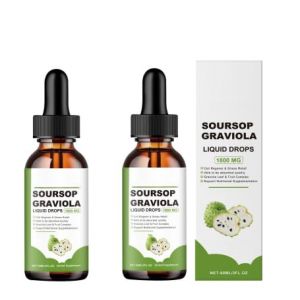 Corossol graviola Liquide|Pour le soutien immunitaire, la digestion|V&eacute;g&eacute;talien, sans OGM,2Pcs (多茂科技, neuf)