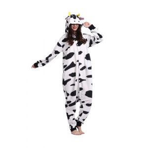 ULEEMARK Vache Unisexe Anime Kigurumi Adulte Pyjama Femme Onesie Adulte Ado Hivers Couple Halloween Costume Carnaval Combinaison V&ecirc;tements De Nuit S (Ninetailfox, neuf)