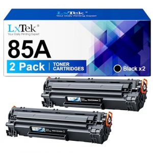 LxTek Compatible Cartouches de Toner Remplacement pour HP CE285A 85A pour Laserjet Pro P1102W P1102 M1132 M1217NFW M1212 M1212NF P1100 M1132MFP M1136 M1210 (Noir, 2-Pack) (in_line, neuf)