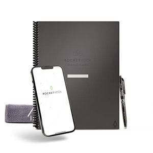 Rocketbook Planificateur académique intelligent réutilisable format A4, carnet numérique pour étudiants et enseignants, journal universitaire quotidien, hebdomadaire, mensuel, 13 types de pages, (Atlantic Access Store, neuf)