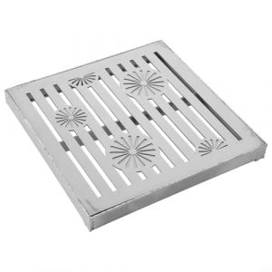 Eawfgtuw Grille de vidange en acier inoxydable pour ext&eacute;rieur, &eacute;vacuation de l'eau de pluie, grille d'&eacute;vacuation de jardin, &eacute;vacuation de sol robuste pour all&eacute;e, jardin, espace public (200 x 200 x 20 (bestredworld, neuf)