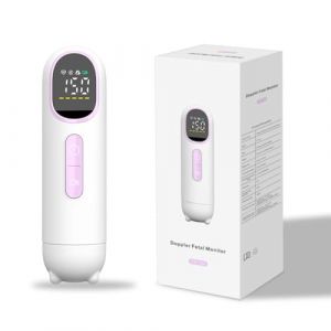 ERYUE Moniteur de Rythme Cardiaque Doppler F&oelig;tal sans Rayonnement, Son Clair pour Les Soins de Grossesse, &eacute;cran LED, Double Sonde pour Une D&eacute;tection Pr&eacute;cise, Les Femmes Enceintes (CHAOLIMEI, neuf)